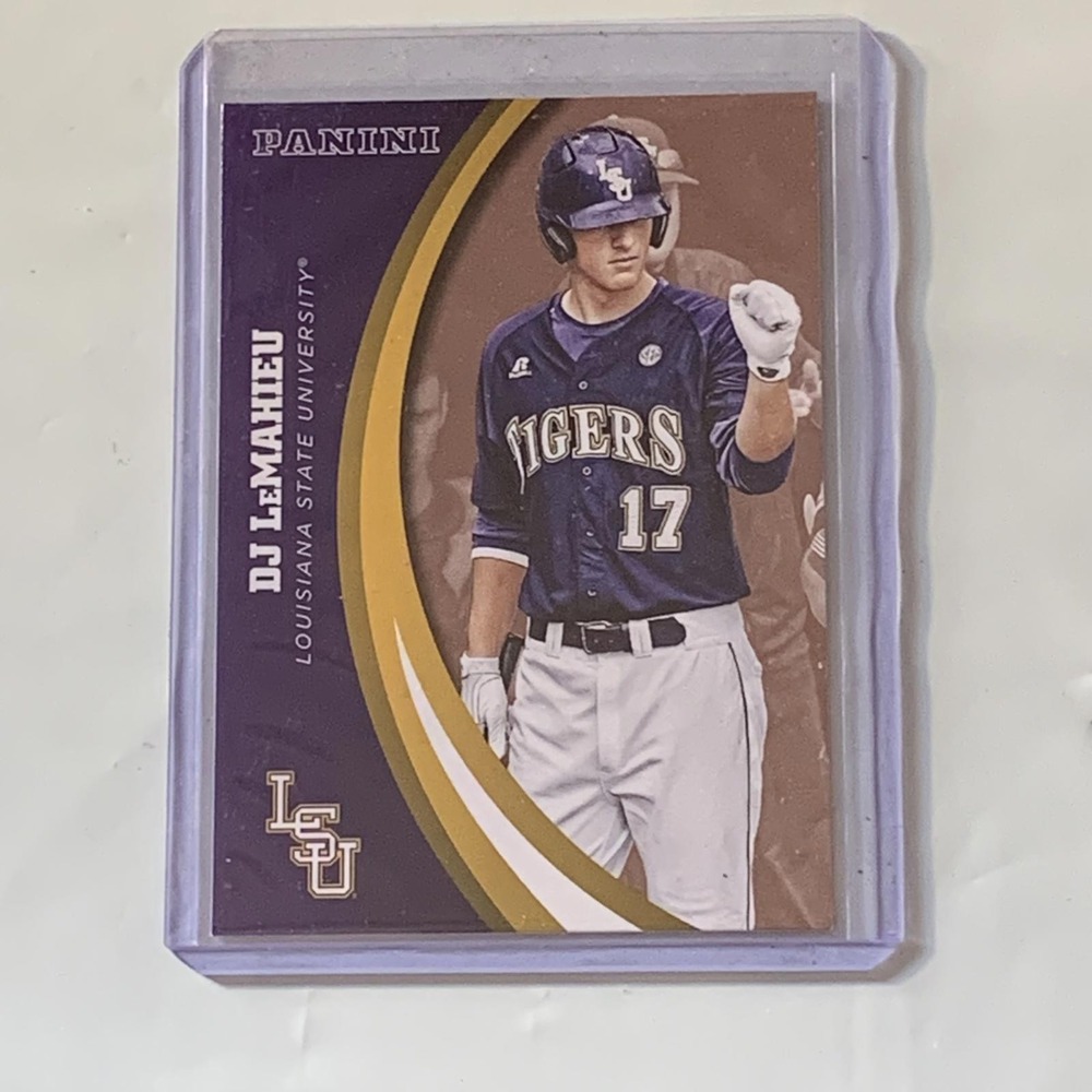 Panini DJ LeMahieu LSU Tigers Louisiana State University Baseball Trading Card